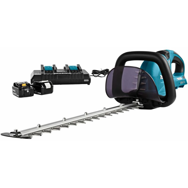 

Makita DUH551RT2 18V Litio-Ion batería Juego de Cortasetos (2x baterías 5.0Ah) - 55cm