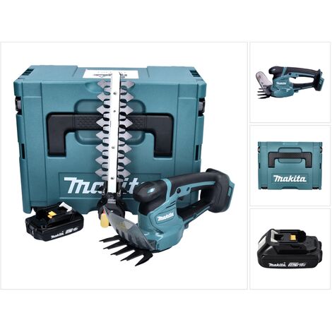 Makita DUM 111 A1XJ Akku Grasschere Strauchschere 18 V + 1x Akku 2,0 Ah + Makpac - ohne Ladegerät