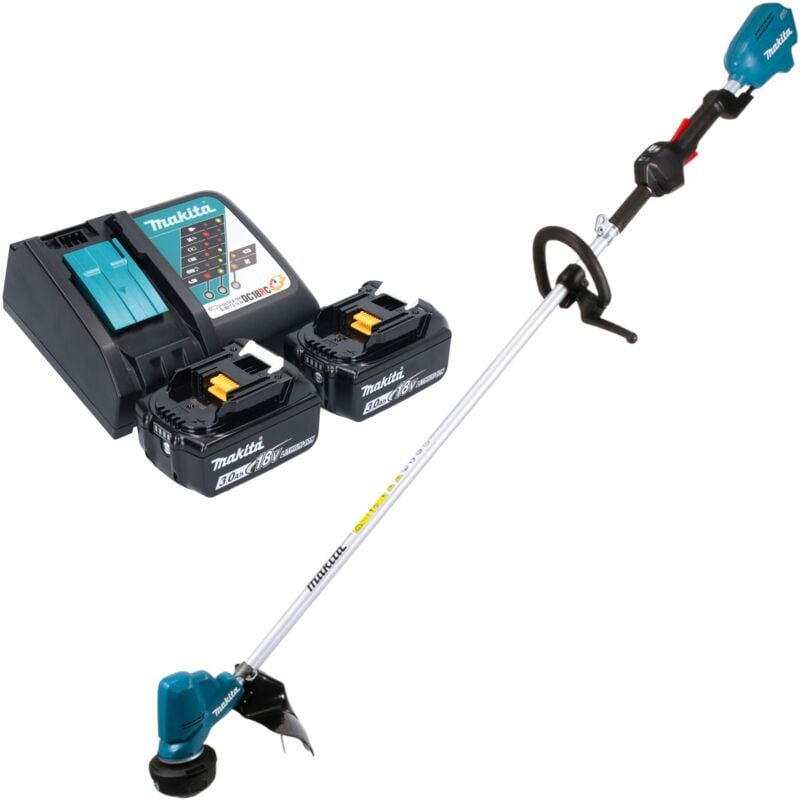 Dur 190 LRF2X3 Coupe-bordures sans fil 18 v 300 mm Brushless + 2x batterie 3,0 Ah + chargeur - Makita