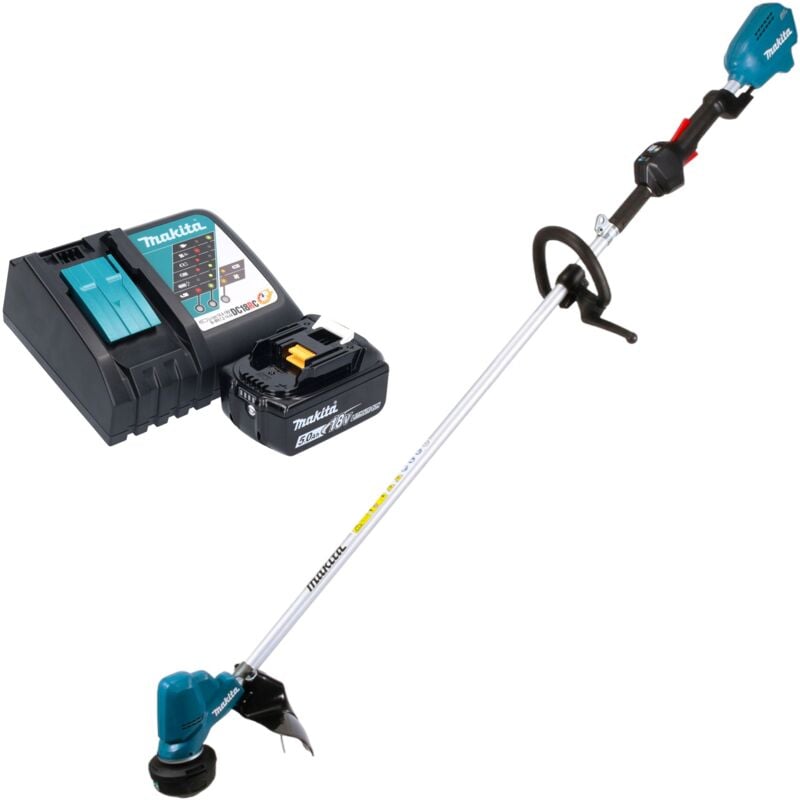 Dur 190 LRTX3 Coupe-bordures sans fil 18 v 300 mm Brushless + 1x batterie 5,0 Ah + chargeur - Makita