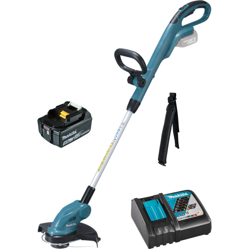 DUR181RT Coupe-bordures sans fil 18 v / 1x 5,0 Ah batterie + chargeur - Makita