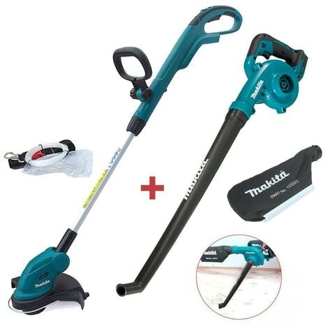 Makita DUR181Z LXT 18v LXT Cordless Grass Line Trimmer Strimmer + Blower Vacuum