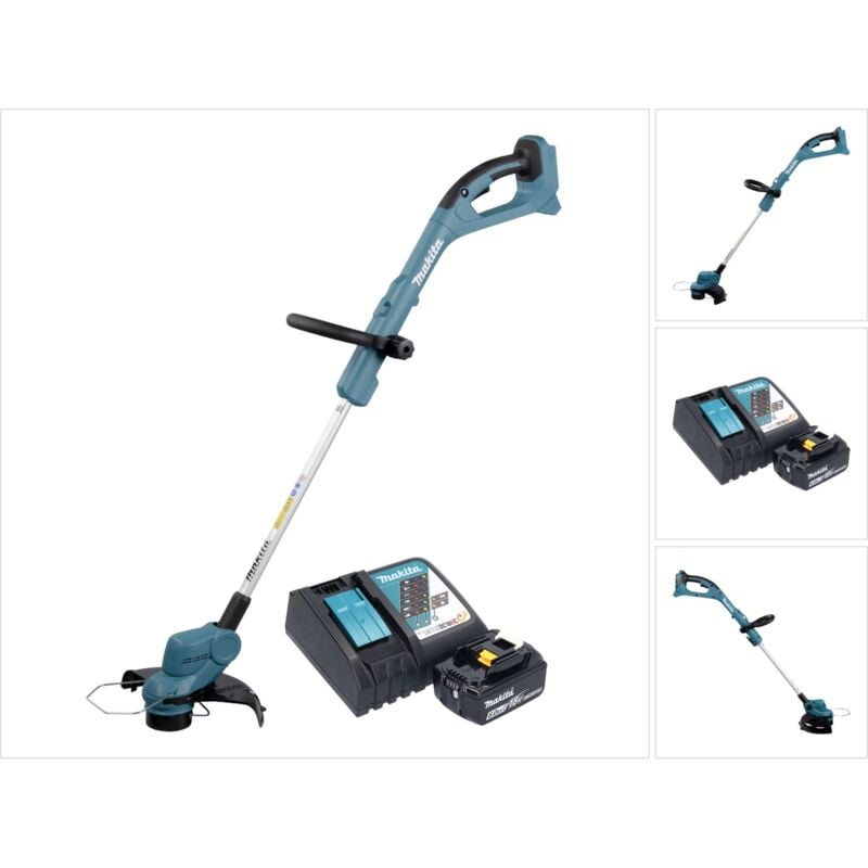 DUR193RG1 Coupe-bordure sans fil 260mm 18V + 1x Batterie 6,0Ah + Chargeur - Makita