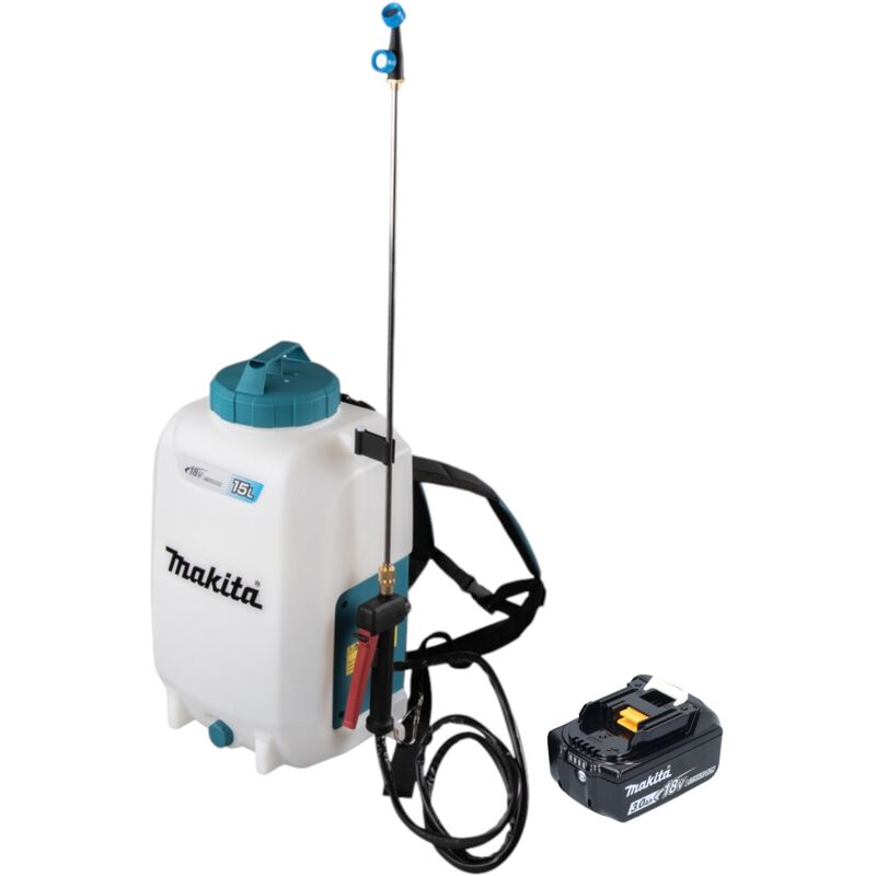 Makita - dus 158 f Pulvérisateur à pression sans fil 18 v 15 l 5,0 bar + 1x batterie 3,0 Ah - sans chargeur