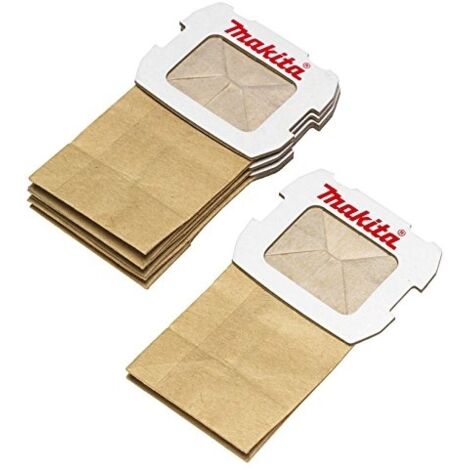 Makita DUST papier pour sacs (5 pi?ces) DBO180 / BO4555 / BO4558 / BOO3711 / BO5041 / BO4565 / BO4566