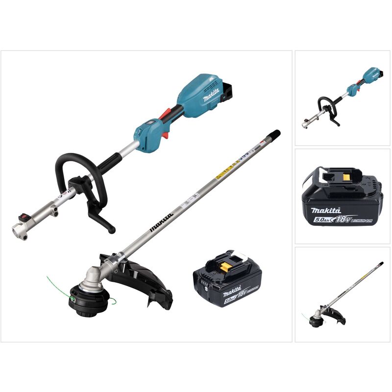 Makita DUX 18 TX1 18 V Brushless Cordless Multifunction Tool + 1x 5.0 Ah batteria - senza caricabatterie