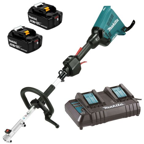 Makita DUX60CT2-KIT Brushless 18v / 36v LXT Cordless Split Shaft Tool 2x5.0ah