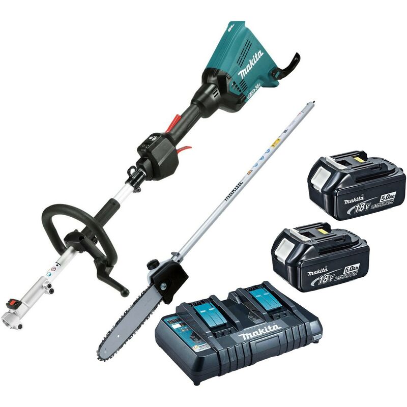 Makita - DUX60PT2 Brushless 18v / 36v Cordless Split Shaft Multi Tool & Chainsaw