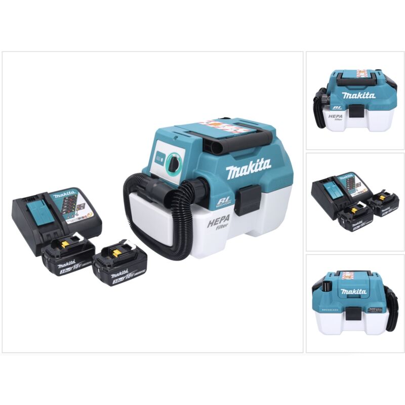 Aspirateur Souffleur sans fil Makita DVC 750 18V Moteur Brushless - vue 2