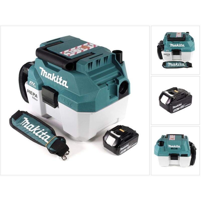Aspirateur Souffleur Makita DVC750LZ – 18V Li-Ion, Moteur Sans Charbon, Filtre HEPA - vue 6