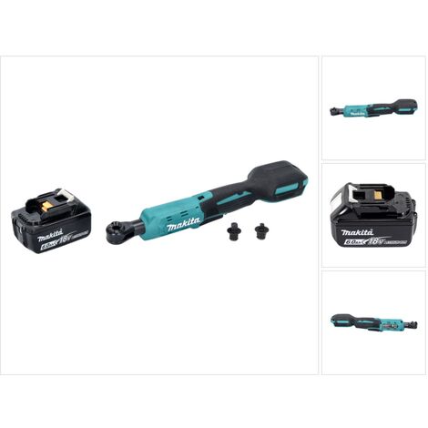 Makita DWR 180 G1 Akku Ratschenschrauber 18 V 47,5 Nm 1/4" 3/8" + 1x Akku 6,0 Ah - ohne Ladegerät