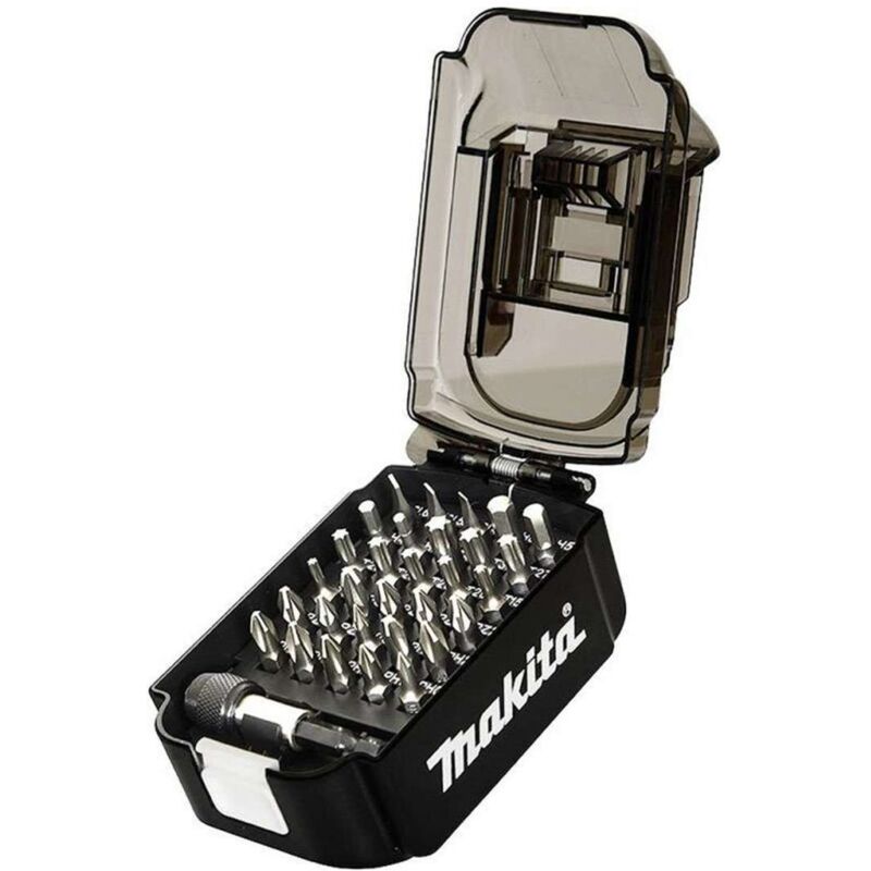 Makita - Set di punte in valigetta per batteria 12 pezzi. Supporto - 12 pezzi