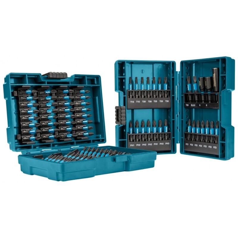 Makita E-03109 90 Piece Impact Black Bit Set in Plastic Case