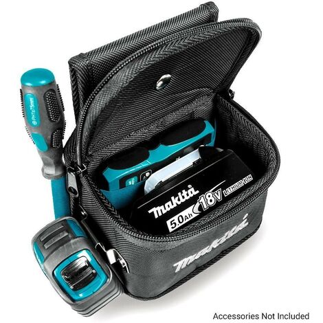 Makita E-05206 BL1830 BL1840 BL1850 Zip Top Twin Dual Battery Tool Work Pouch