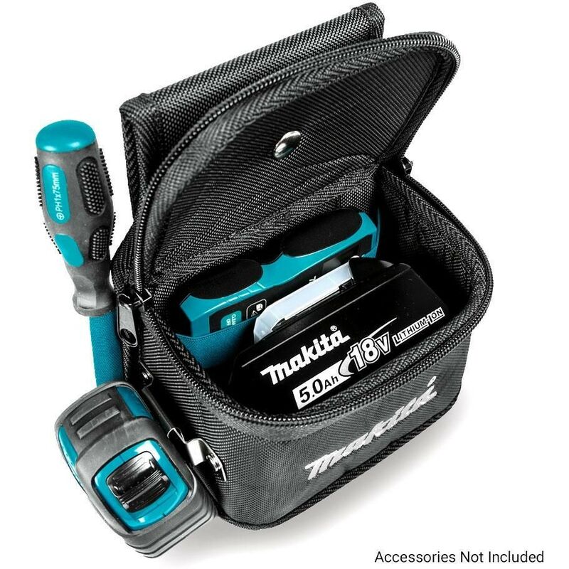 Makita - E-05206 BL1830 BL1840 BL1850 Zip Top Twin Dual Battery Tool Work Pouch