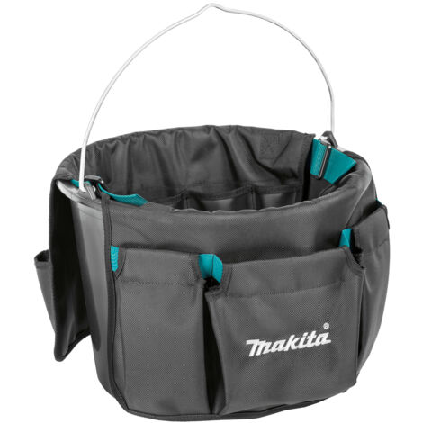 Borsa Portaattrezzi Makita E-15198 - 2 Scomparti, 3 Portautensili In Pelle, Ideale Per Lavori Professionali - Foto 3