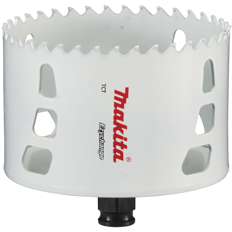 Sega deCrown Makita E-06828 Ezychange, 102 mm, cambio rapido, ideale per forare legno, metallo e plastica, 1 pezzo