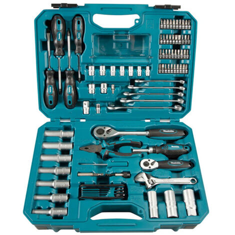 Makita E-08458 Set 87 Pezzi Utensili Manuali Montaggio Fai Da Te