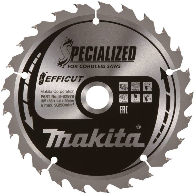 Makita - E-08682 Lama circolare 185 x 30 x 1.45 mm Numero di denti: 24 1 pz.