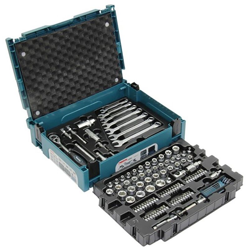 Set di utensili Makita 120 pezzi in MAKPAC, E-08713