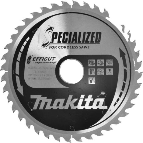 Makita E-12245 Lama circolare 185 x 30 x 1.5 mm Numero di denti: 40 1 pz.