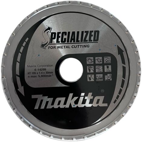 MAKITA E-14299 DISCO HM 185/30/38D METAL GRUESO