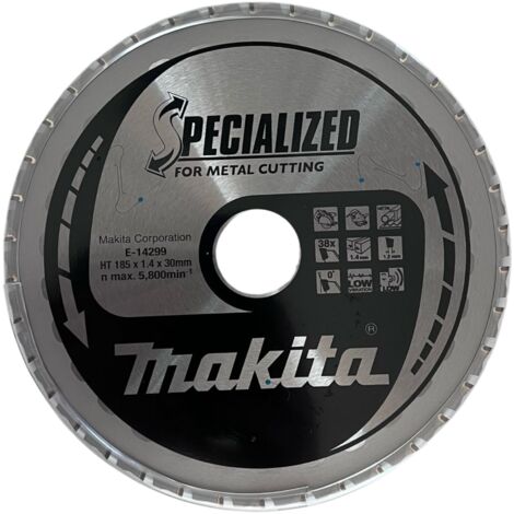 Makita E-14299 Kreissägeblatt 185 x 30 mm, 38T TCT 38T Metall