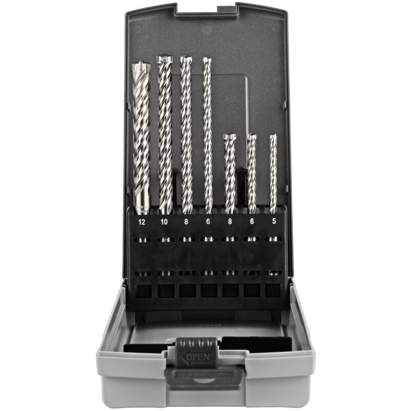 Makita E-14928 Coffret 7 Forets SDS-PLUS Nemesis Ø 5-6-8-6-8-10-12mm