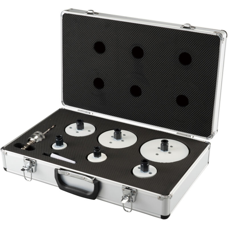 Makita E-15796 Set 8 Seghe A Tazza Ø 35-114mm EZYCHANGE BiM Universale Valigetta