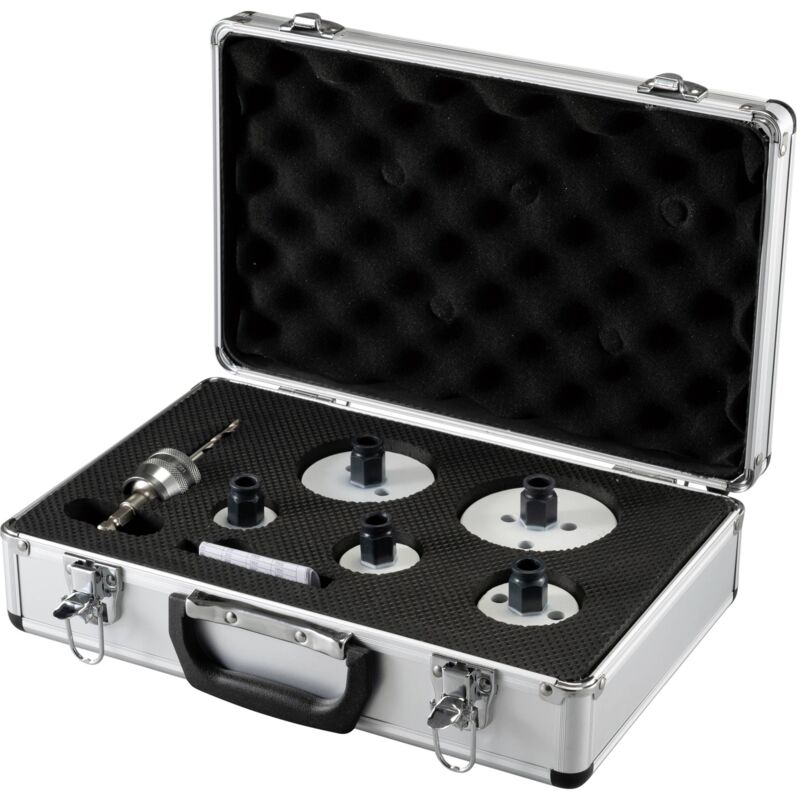 Makita - E-15805 Jeu de scies-cloches 7 pièces 32 mm, 41 mm, 51 mm, 73 mm, 83 mm 1 set D340542