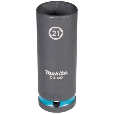 Makita E-16508 Llave de vaso de impacto Black 1/2" – 21 mm (larga)