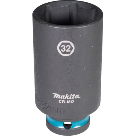 Makita E-16558 Clé à douille 1/2" SW32 Impact Black long