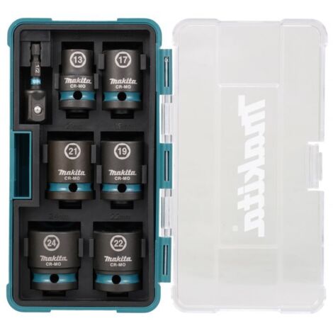 MAKITA E-16592 (7pc) 1/2" Impact socket set
