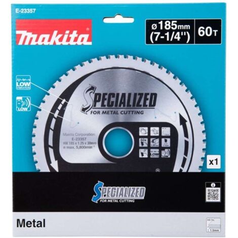 Makita  E-23357 HM Metallsägeblatt 185x30x60Z