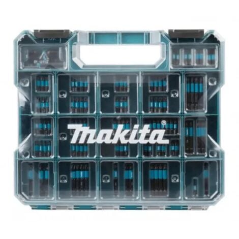Set di punte Makita Impact Black E-24826 1/4 da 25-50mm per avvitatore ad impulsi Nero/Blu 100pz [E-24826]