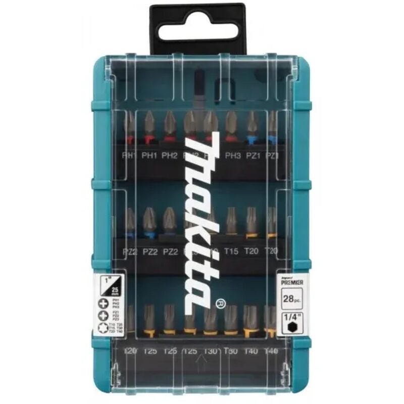 Makita E-25068 Set inserti Impact Premier 28 Pz.