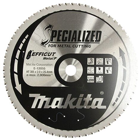 Makita EFFICUT lame de scie métal 305 x 25,4 x 63Z - E-12055