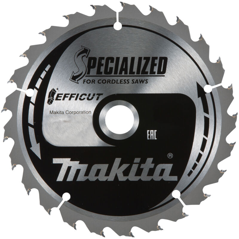 Image of E-07705 Efficut TCT-Kreissägeblatt 260 x 30 mm 24 Zähne 2,15 mm Holz - Makita