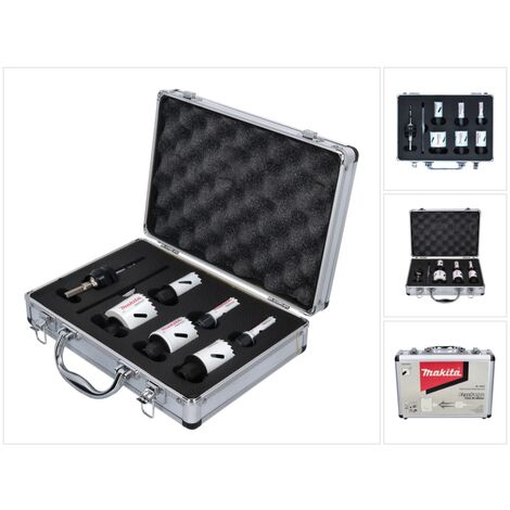 Makita EZYchange BIM Set di seghe a tazza per elettricisti - 8 pezzi 16 - 51 mm bimetallici (B-11972)