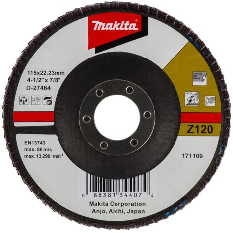 Makita Fächerscheibe Ø 115 mm Z120 abgewinkelt D-27464