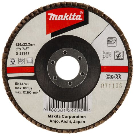Makita Fächerscheibe Ø 125 mm CE60 abgewinkelt D-28341