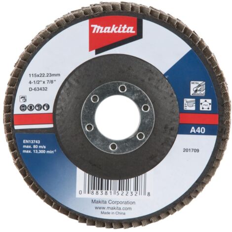 Makita Fächerschleifscheibe 115 mm A60 - D-63448