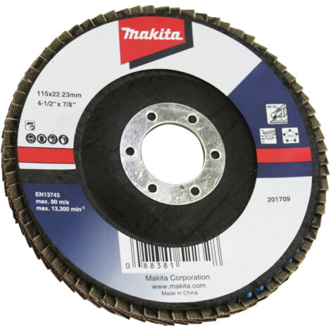 Makita Fächerschleifscheibe 115 mm A80 - D-63454