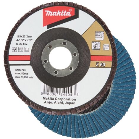 Makita Fächerschleifscheibe 115 mm Z60 - D-27442