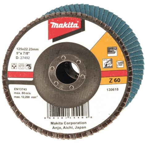 Makita Fächerschleifscheibe 125 mm, Z60