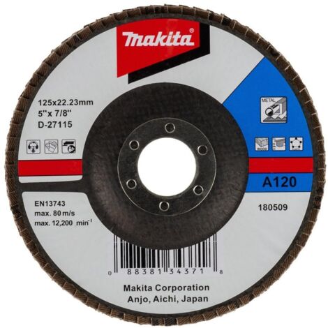 Makita Fächerschleifscheibe 125mm A120