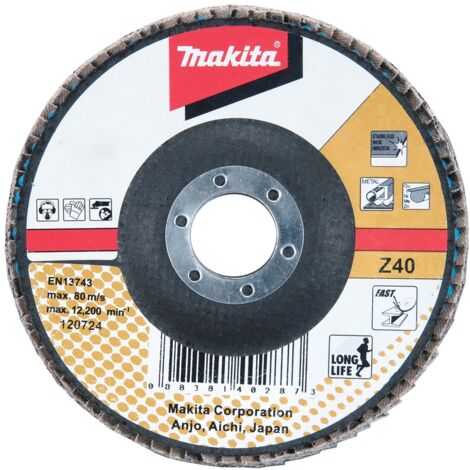 Makita Fächerschleifscheibe 180 mm, Z40