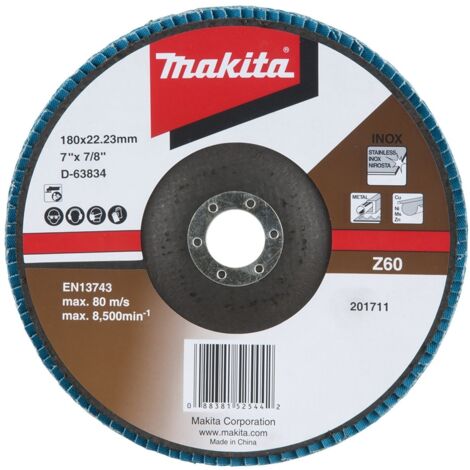 Makita Fächerschleifscheibe 180 mm Z60 - D-63834