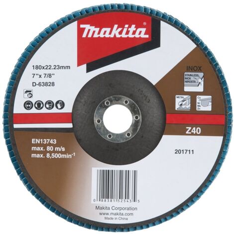 Makita Fächerschleifscheibe 180mm Z40