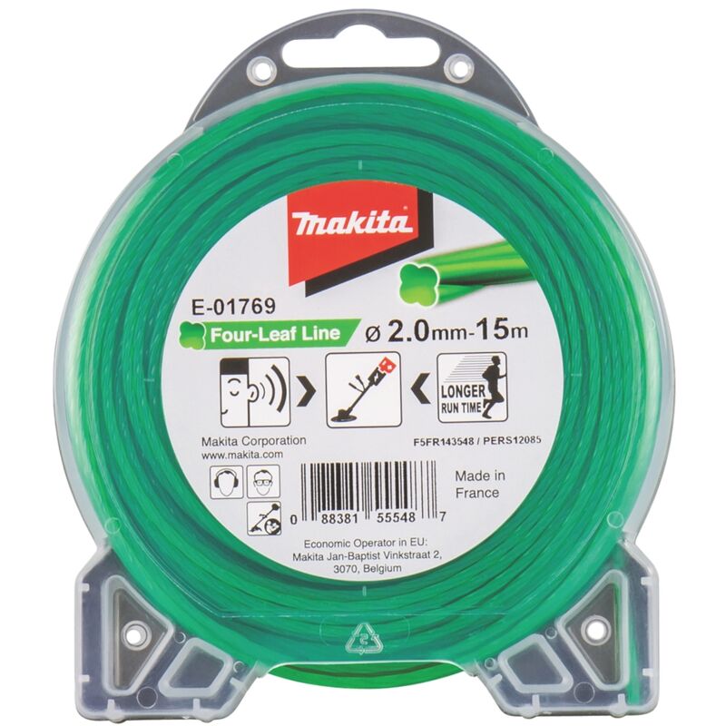 Fil De Coupe Hélicoïdal Makita E-01769 – Ø2mm, 15m, Économique Et Silencieux - vue 2